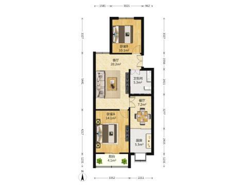 西安曲江明珠ii8平二手房价格