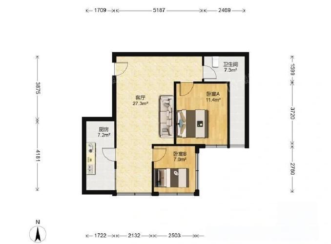 自贡南湖国际社区户型图