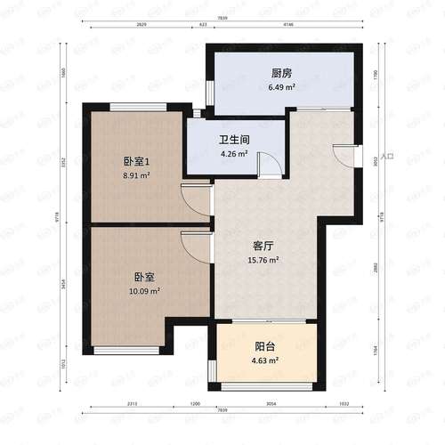 自贡南湖国际社区户型图