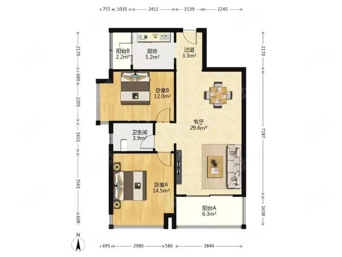 重庆怡丰花园b栋二手房价格