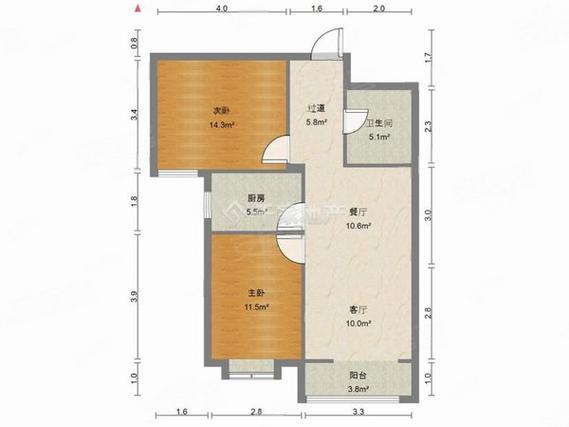 唐山世纪龙庭D区二手房价格