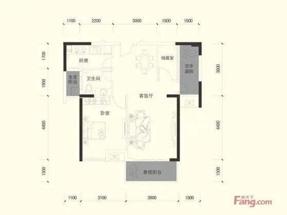 通用时代国际社区户型图