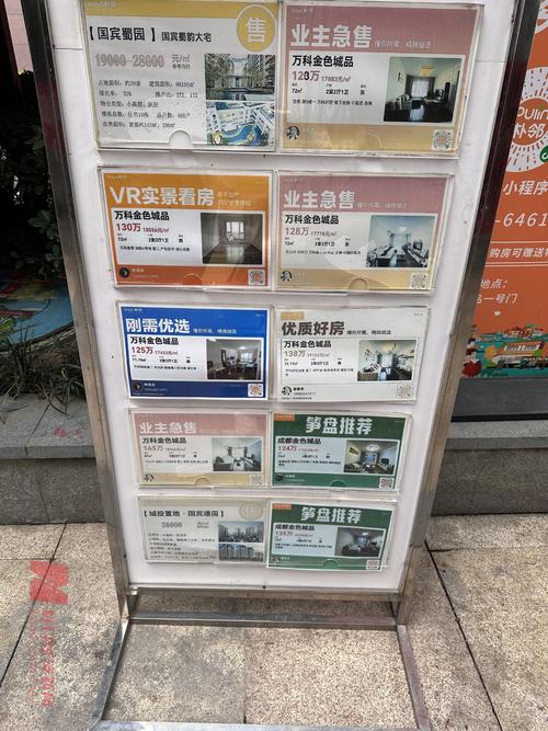 房屋中介上的二手房价格