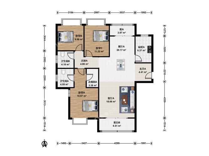 市桥东逸华庭二手房价格