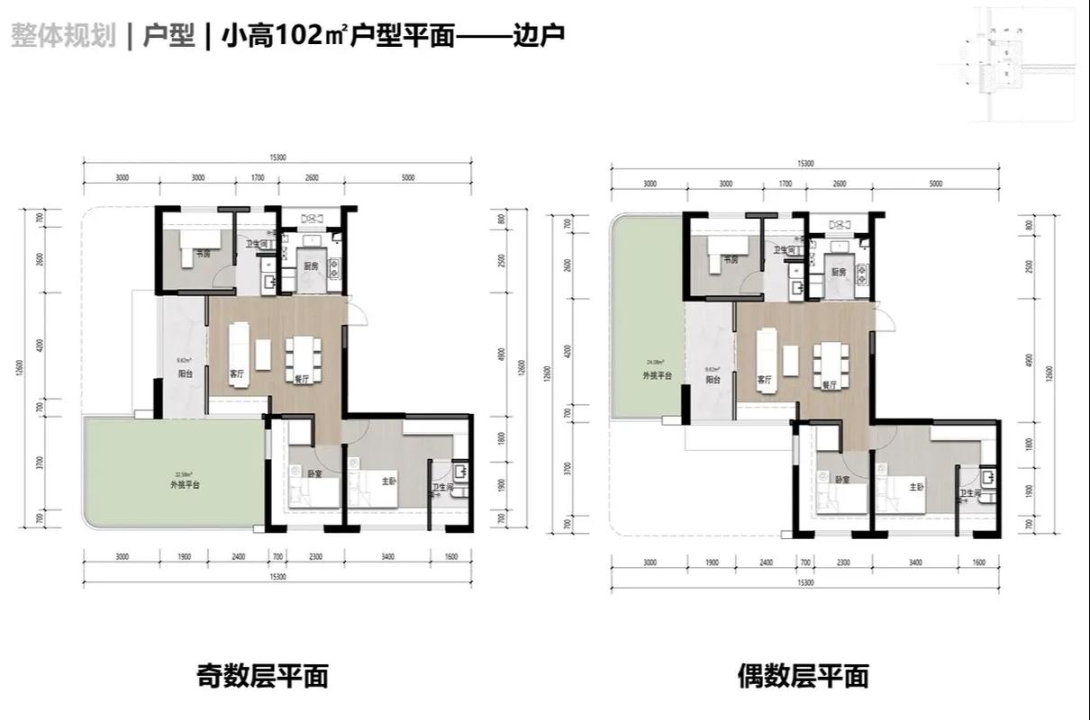 邦泰国际社区97户型