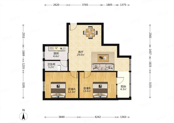 涿鹿县东兴社区户型图