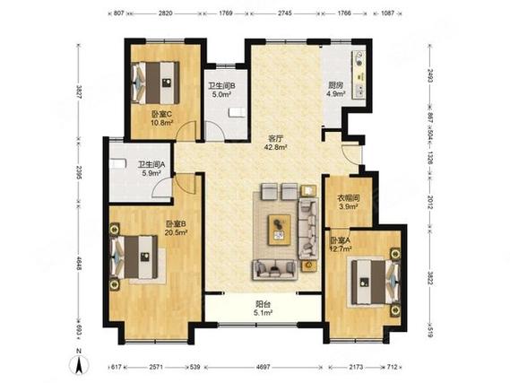 济南中海国际社区房型