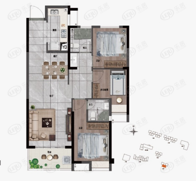 纽宾凯国际社区户型图