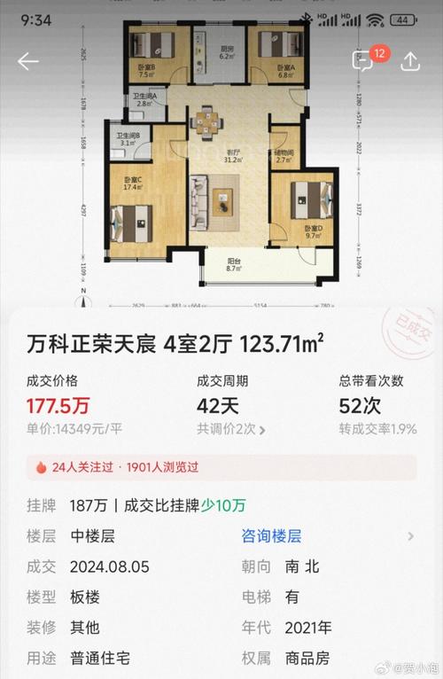 青岛李沧万科二手房价格