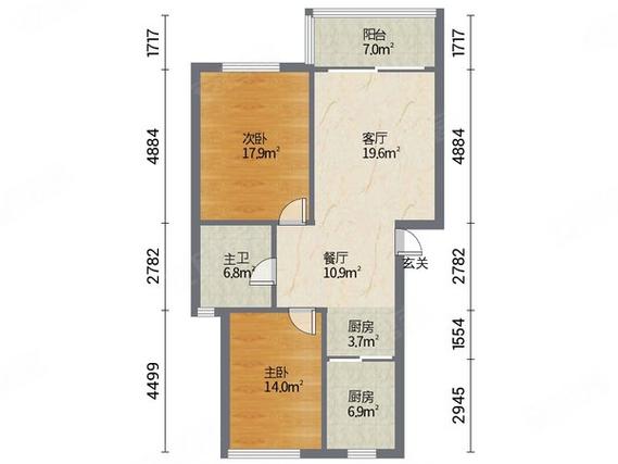 天润城七街区二手房价格