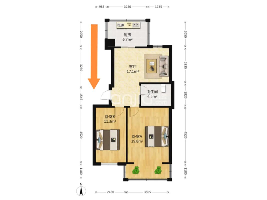薛峰社区房子几种户型