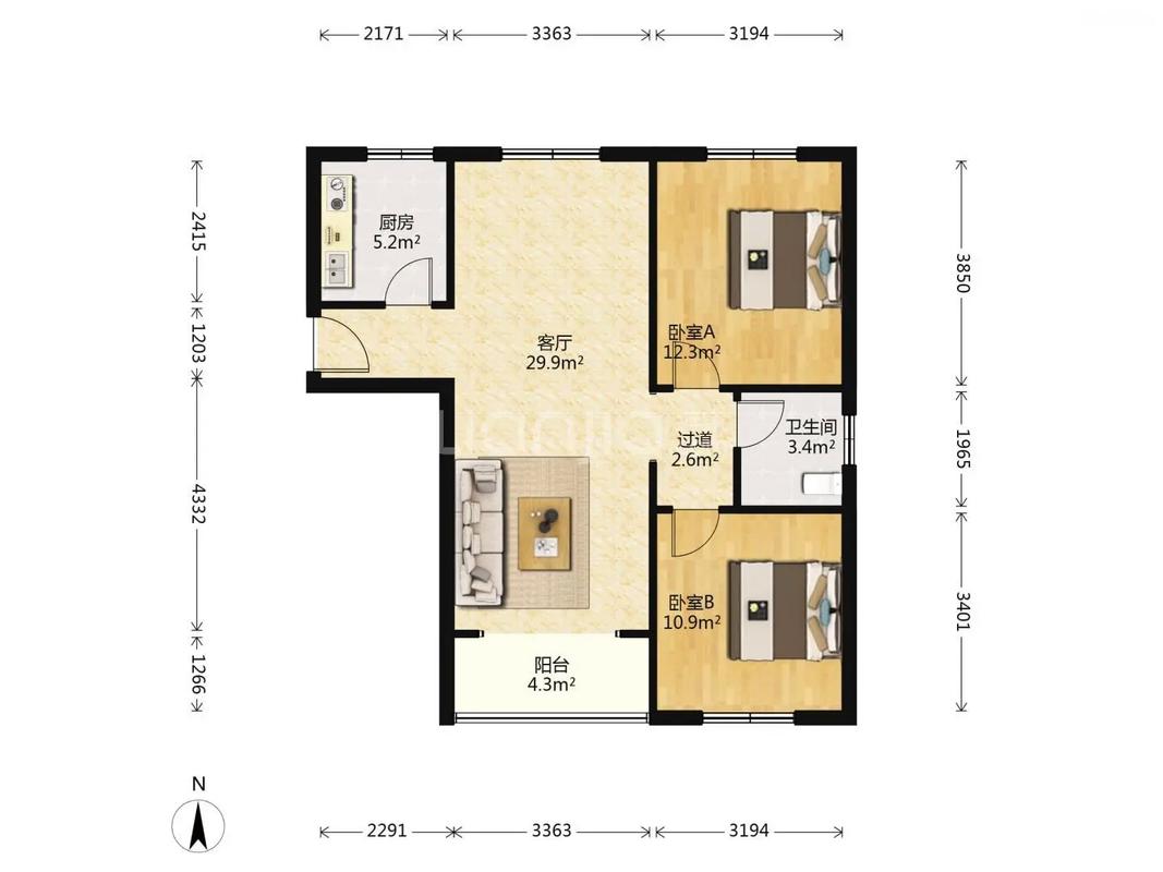宝鸡银座附近租房信息
