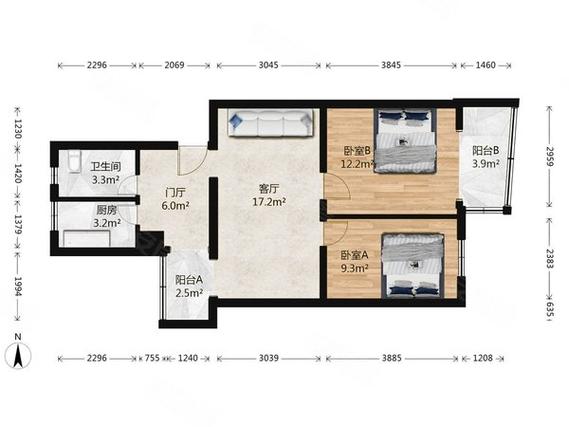 良乡行宫二里二手房价格