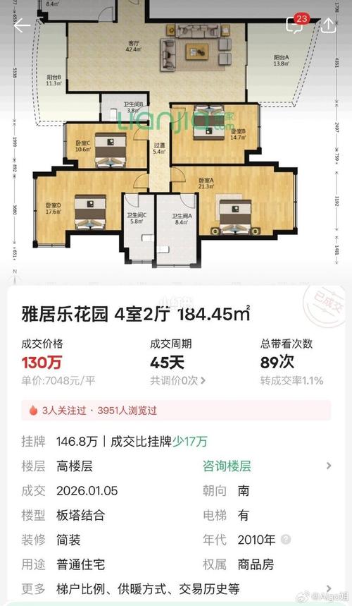 天府名居最新二手房价格